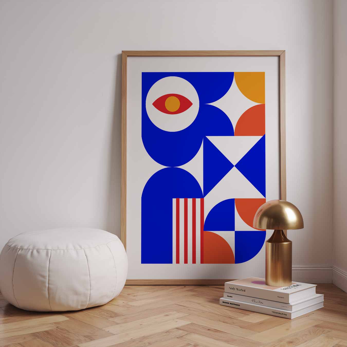 Retro Geometrische Kunstposter-WallArtistic