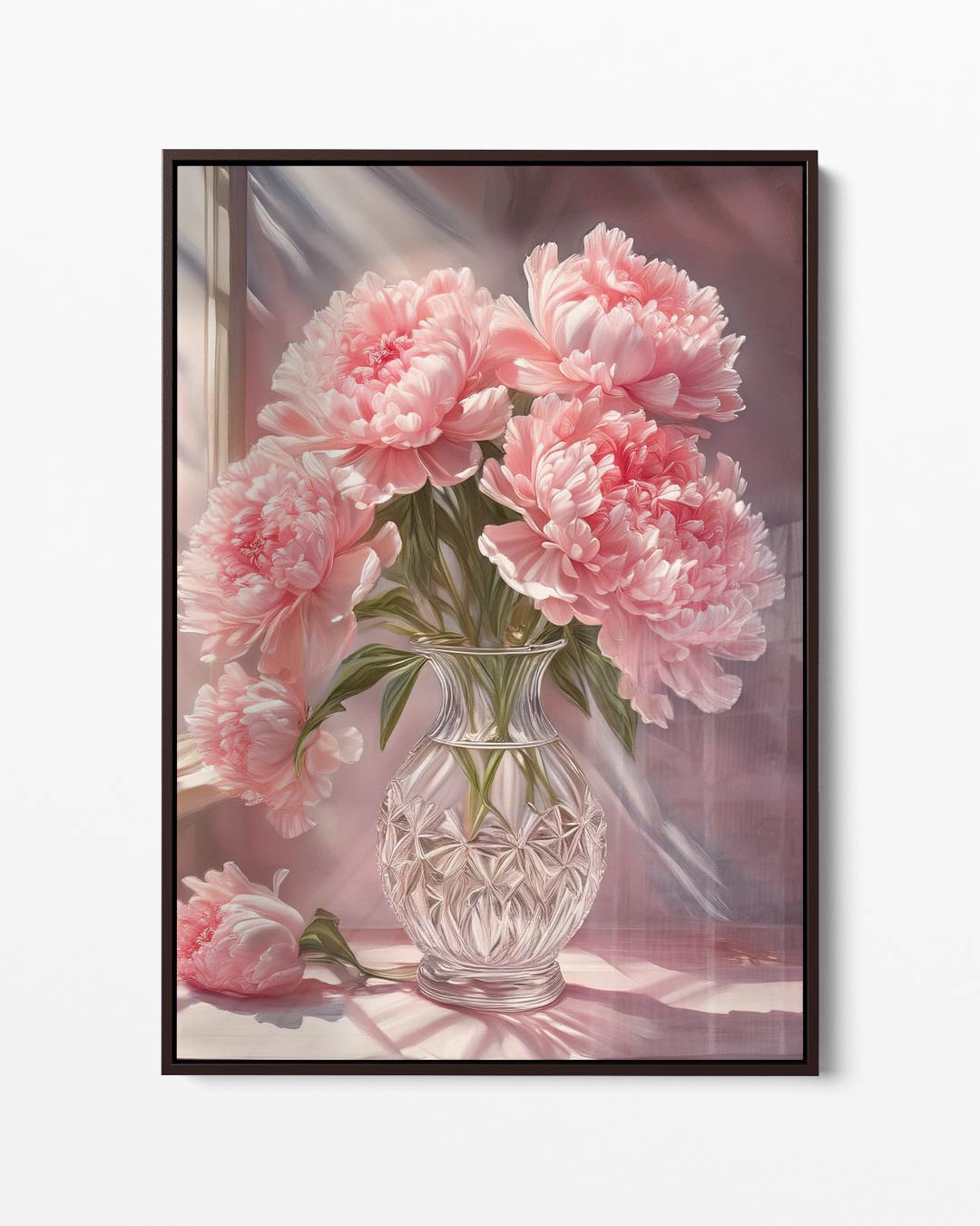 Zachte Bloemenpracht Kunstwerk-canvas-dibond-plexiglas-wanddecoratie-WallArtistic