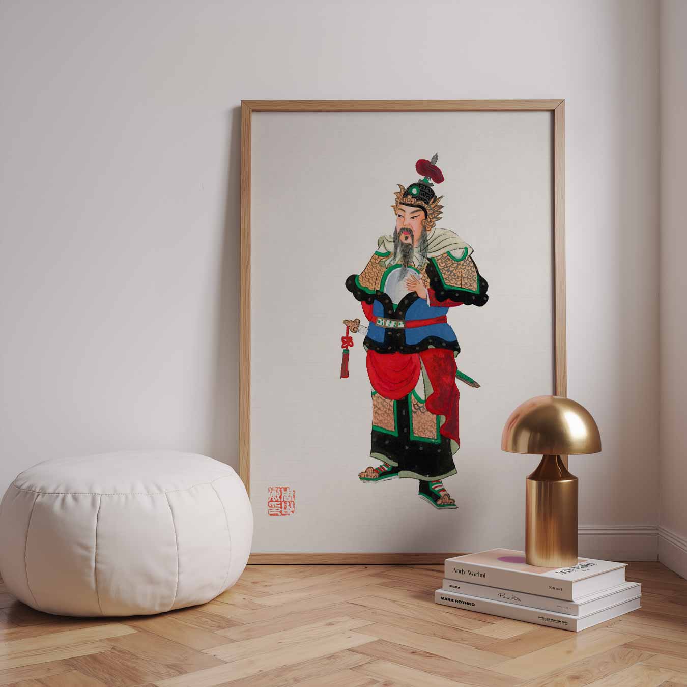 Oosterse Krijger Poster-WallArtistic