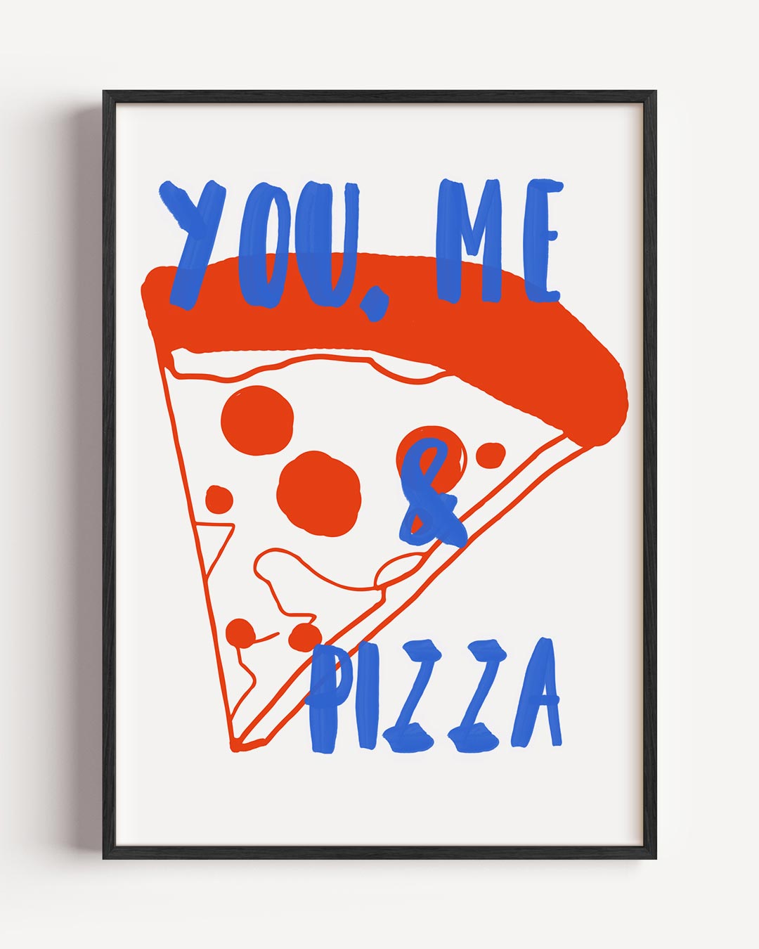 Pizza Liefde Poster-WallArtistic