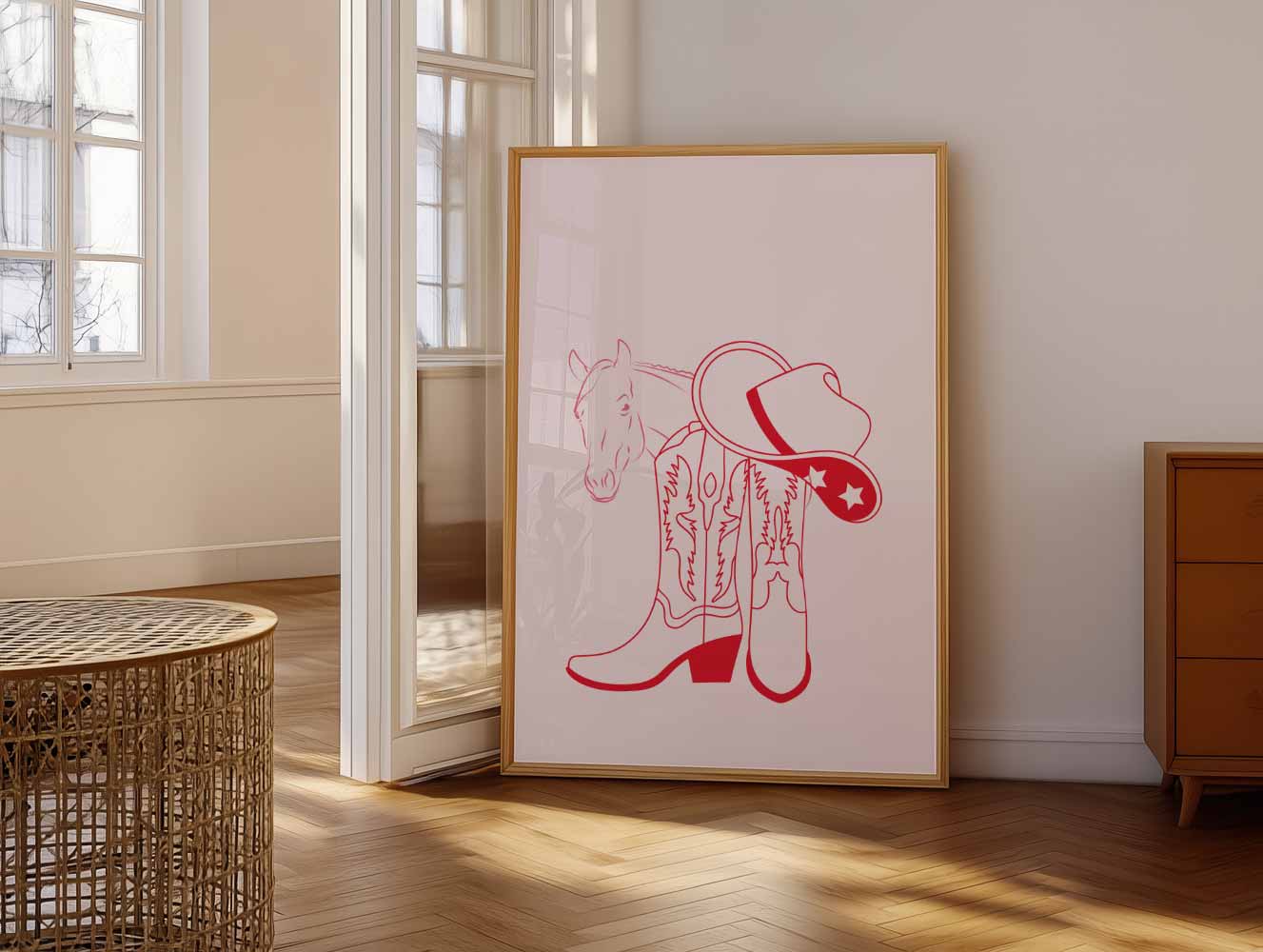 Cowboy Chic Poster