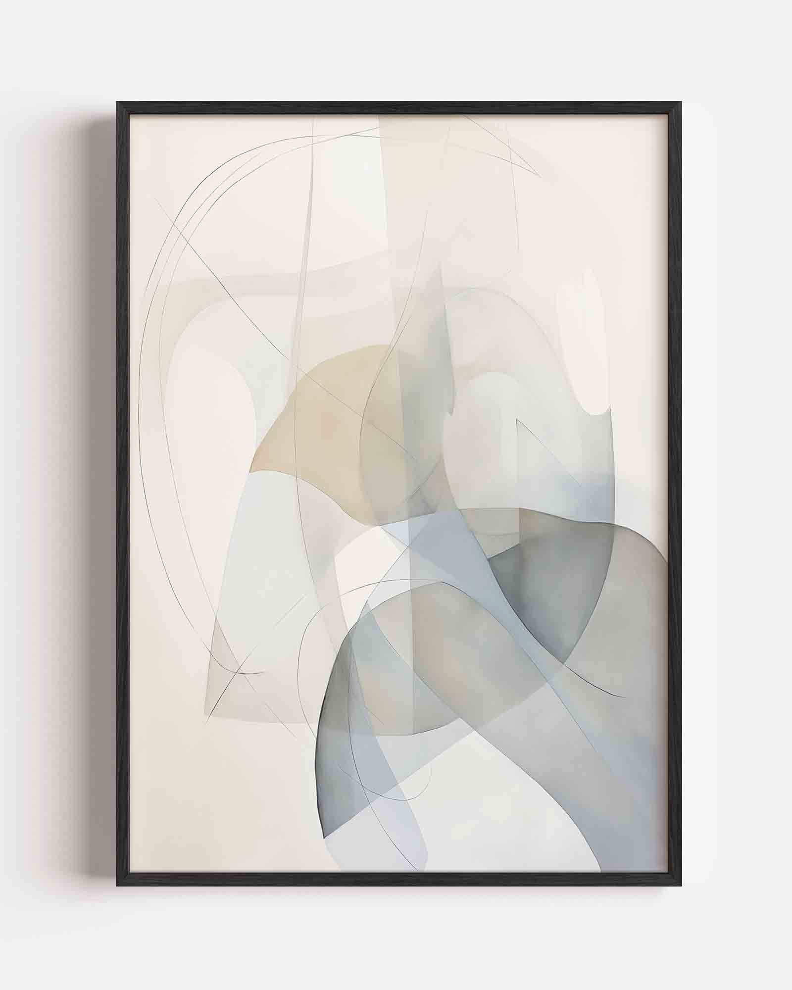 Abstracte vormen Poster