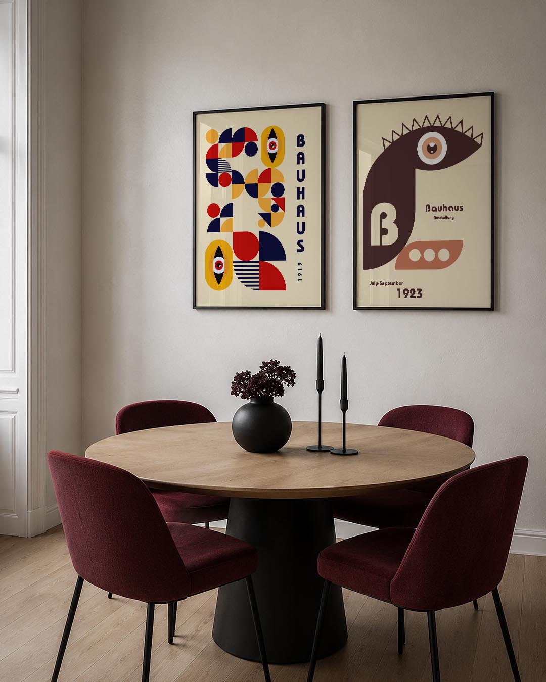 Vormenspel en kleur Posterset