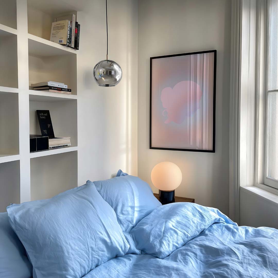 Dromerige Pastel Silhouet Poster-WallArtistic