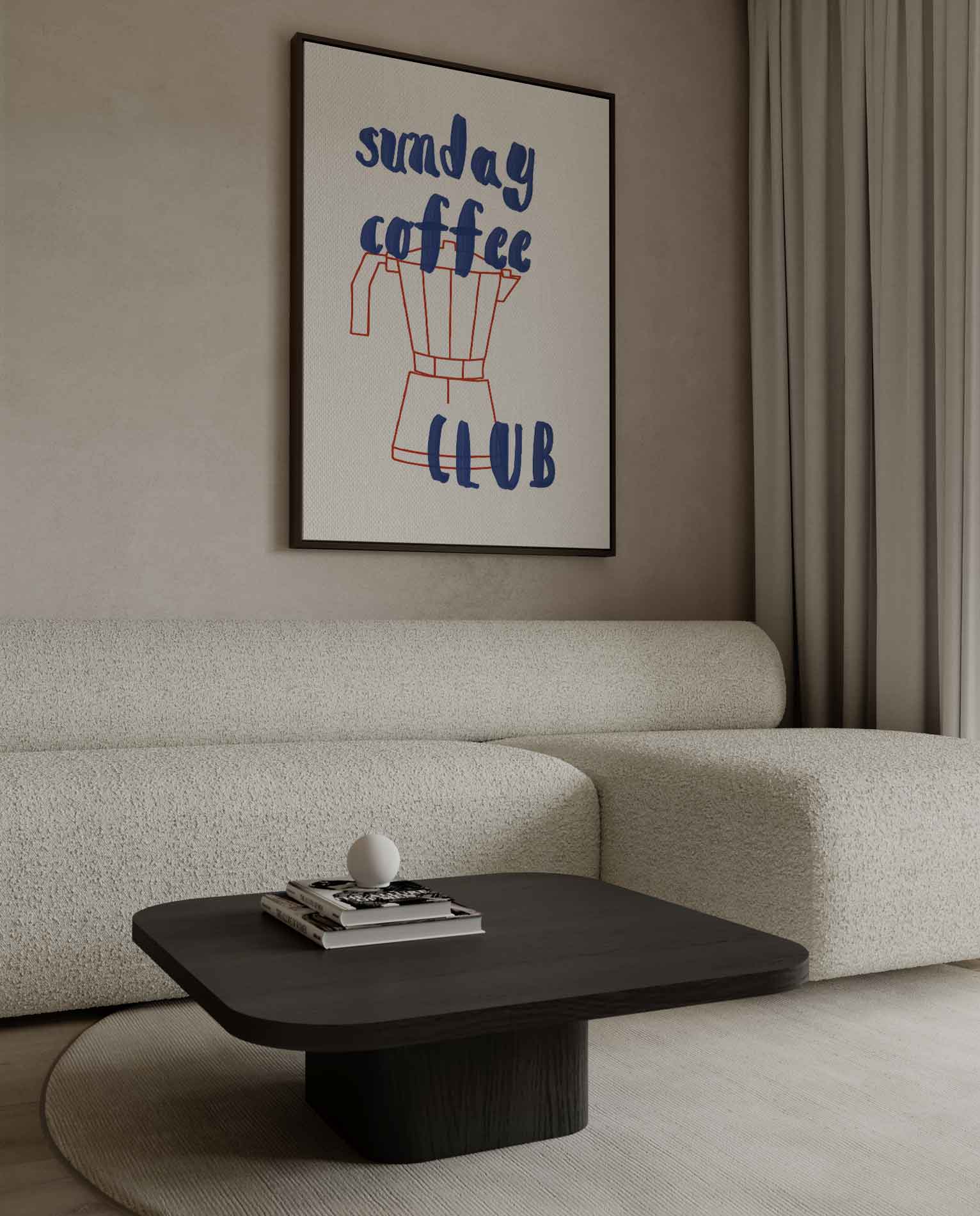Sunday Coffee Club Poster