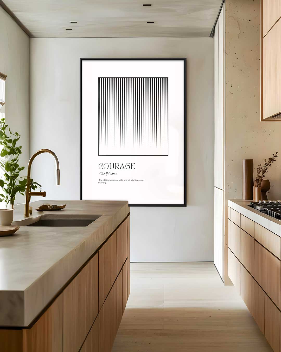 Inspirerende Moed Kunstwerk-canvas-dibond-plexiglas-wanddecoratie-WallArtistic