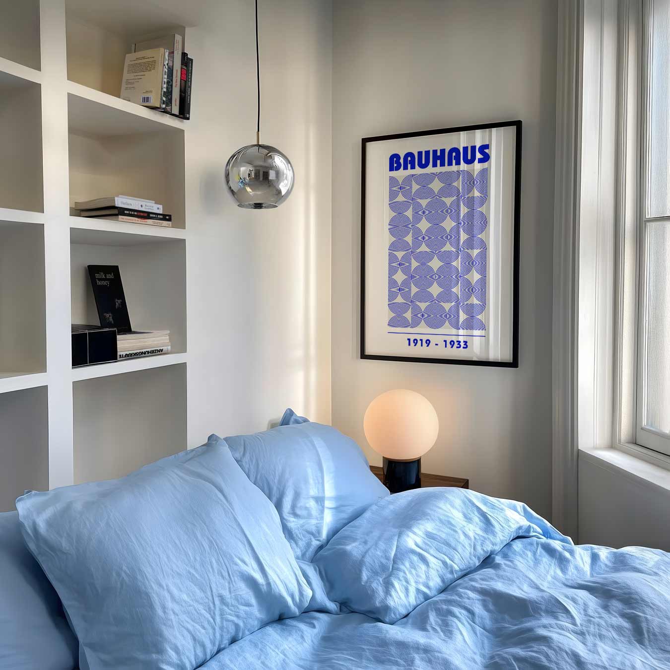 Stijlvolle Bauhaus Cirkelposter-WallArtistic