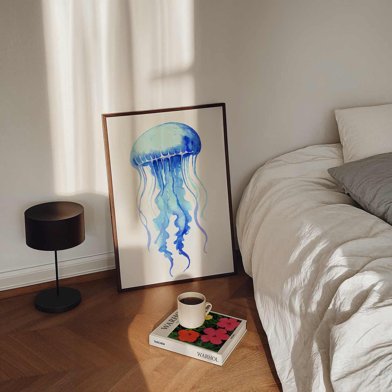 Watercolor Kwallen Poster