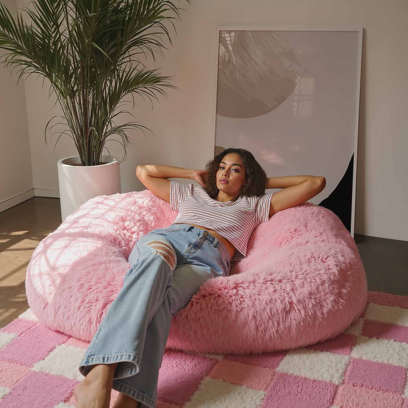 Abstracte Aardetinten Poster-WallArtistic