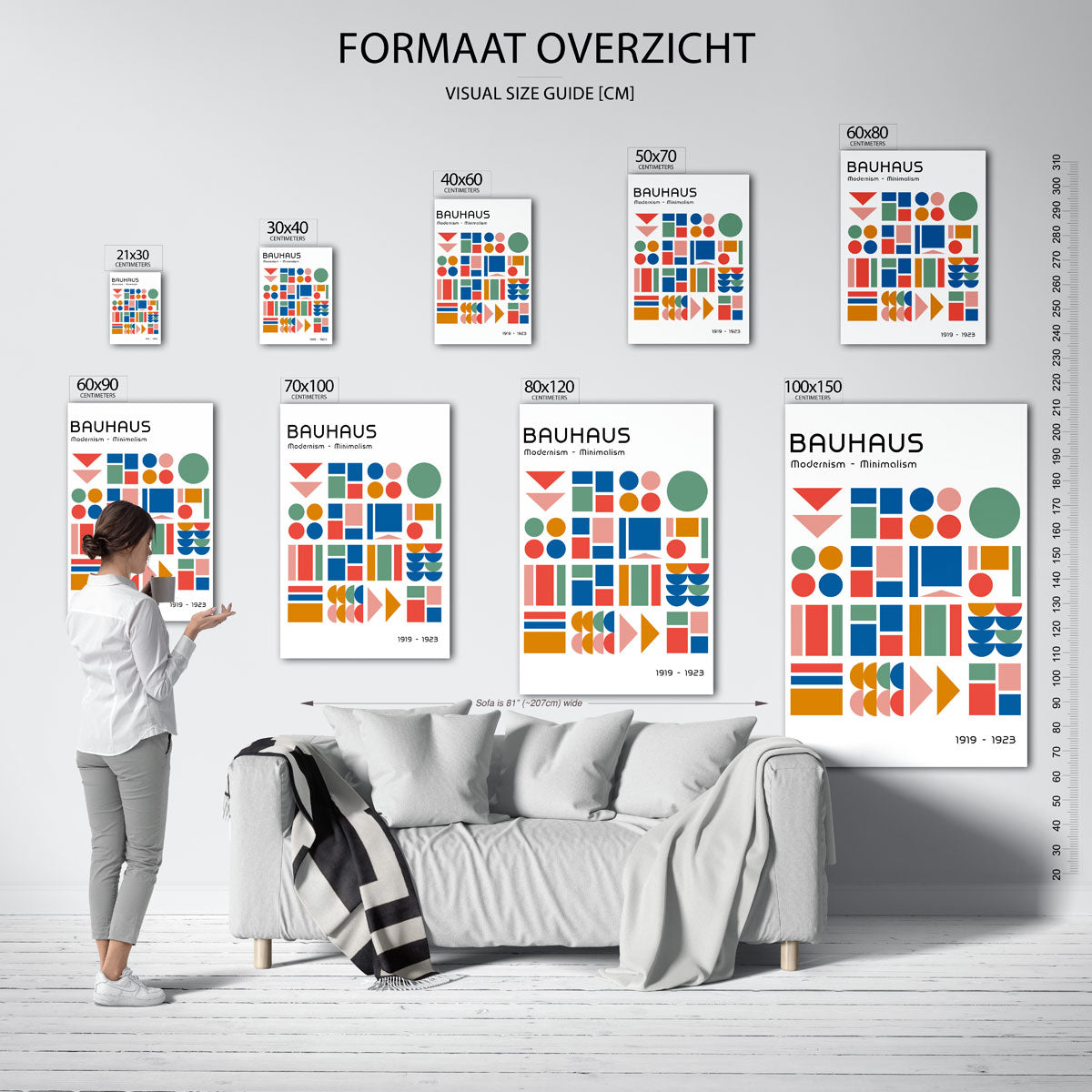 Vormen en vlakken Poster