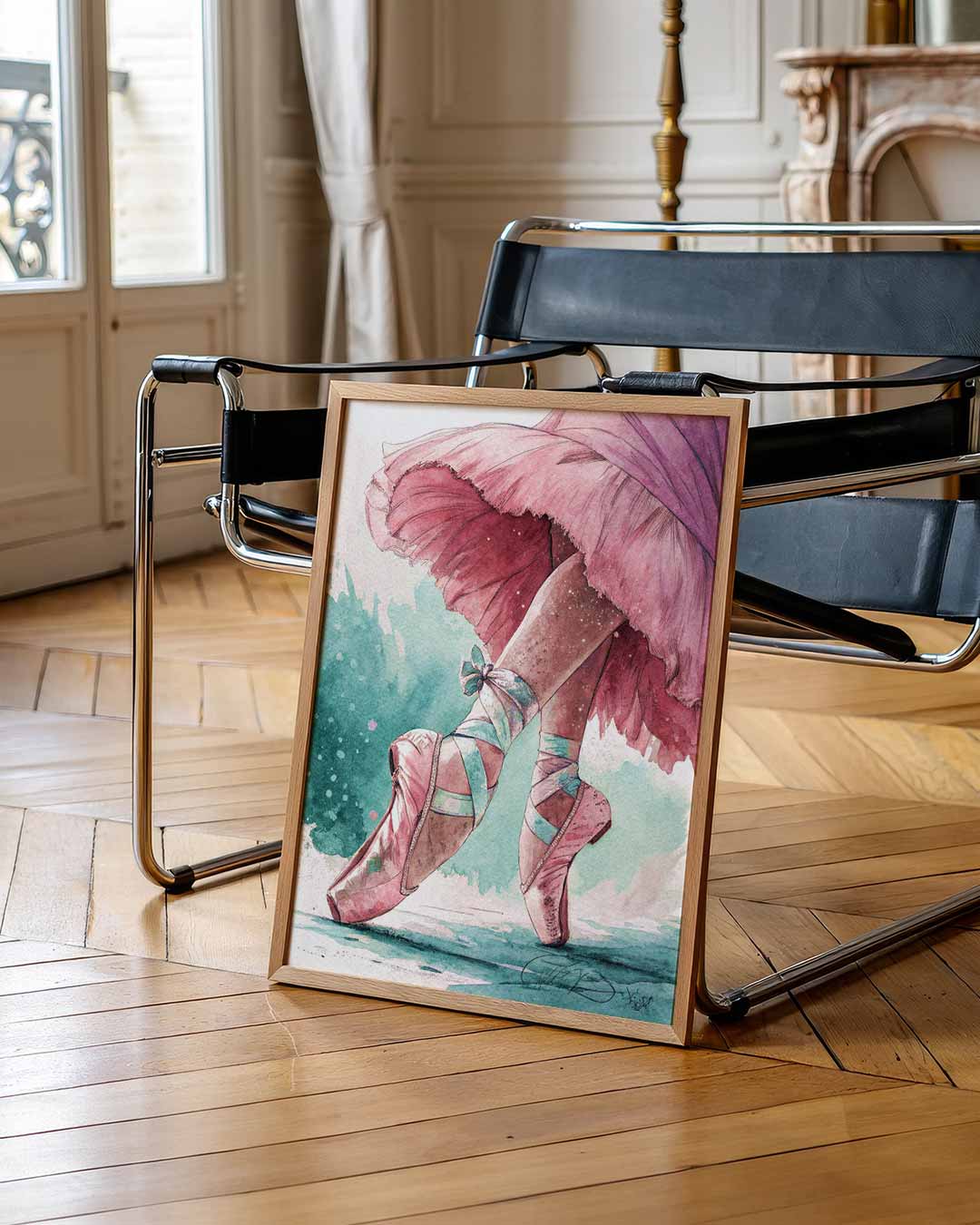 Elegant Ballet Moment Poster