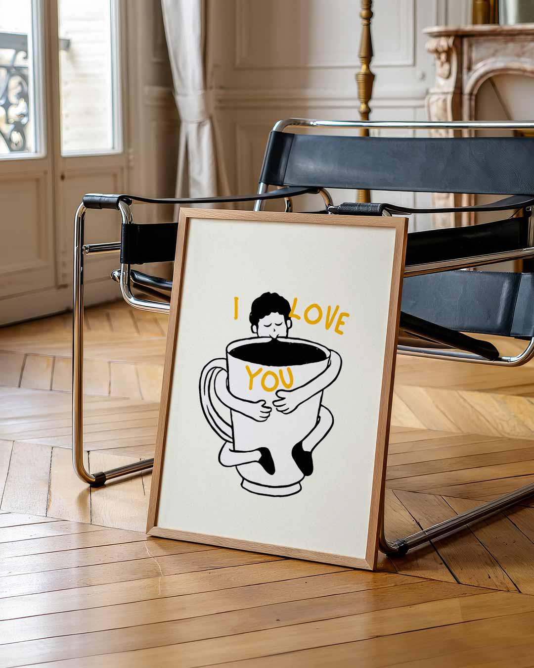 Knuffelige Koffieposter