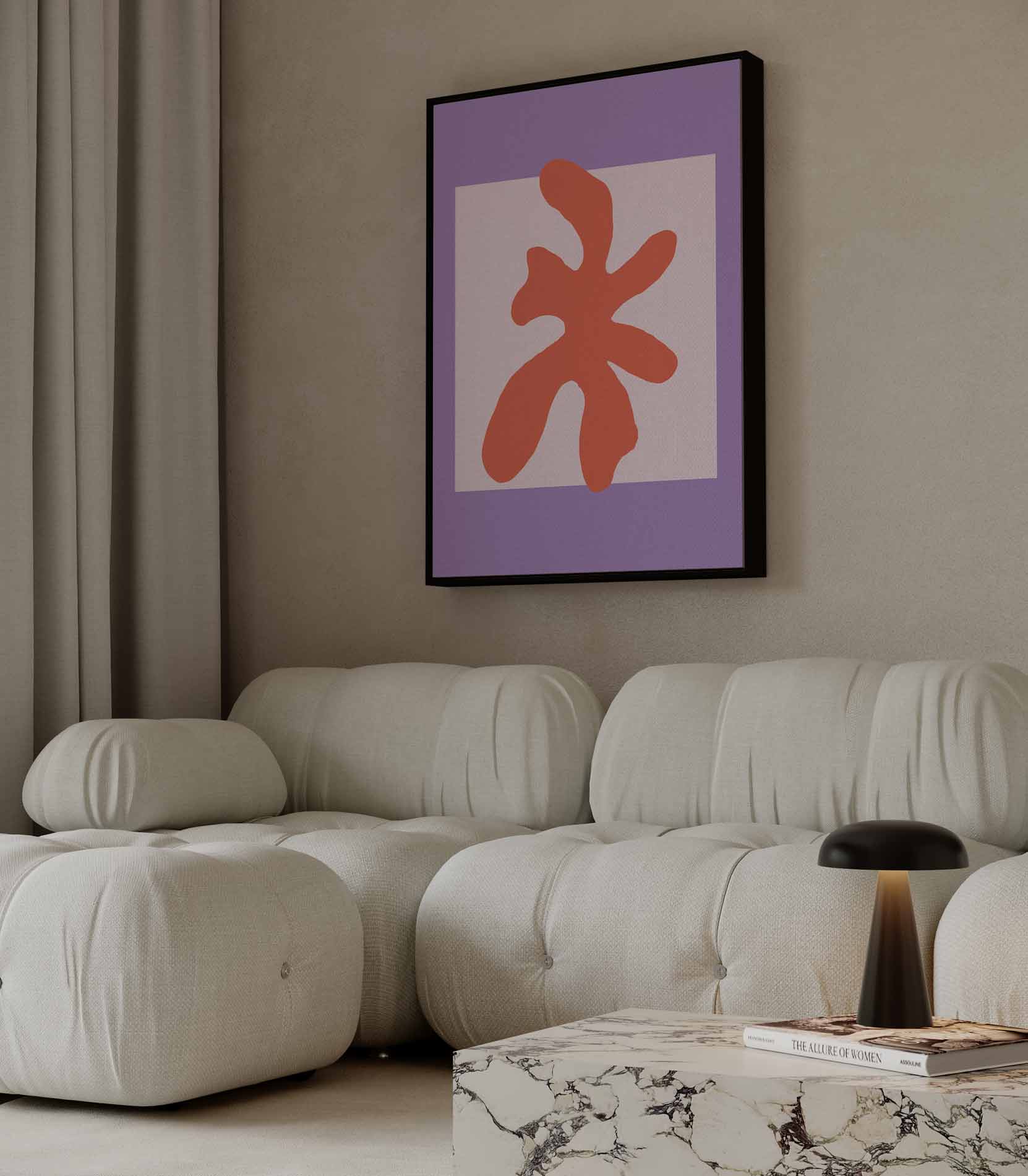 Vrolijk Abstract Design Kunstwerk-canvas-dibond-plexiglas-wanddecoratie-WallArtistic