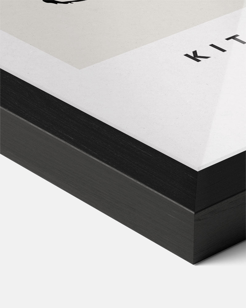 Stijlvolle Keukenlijnen Poster-WallArtistic