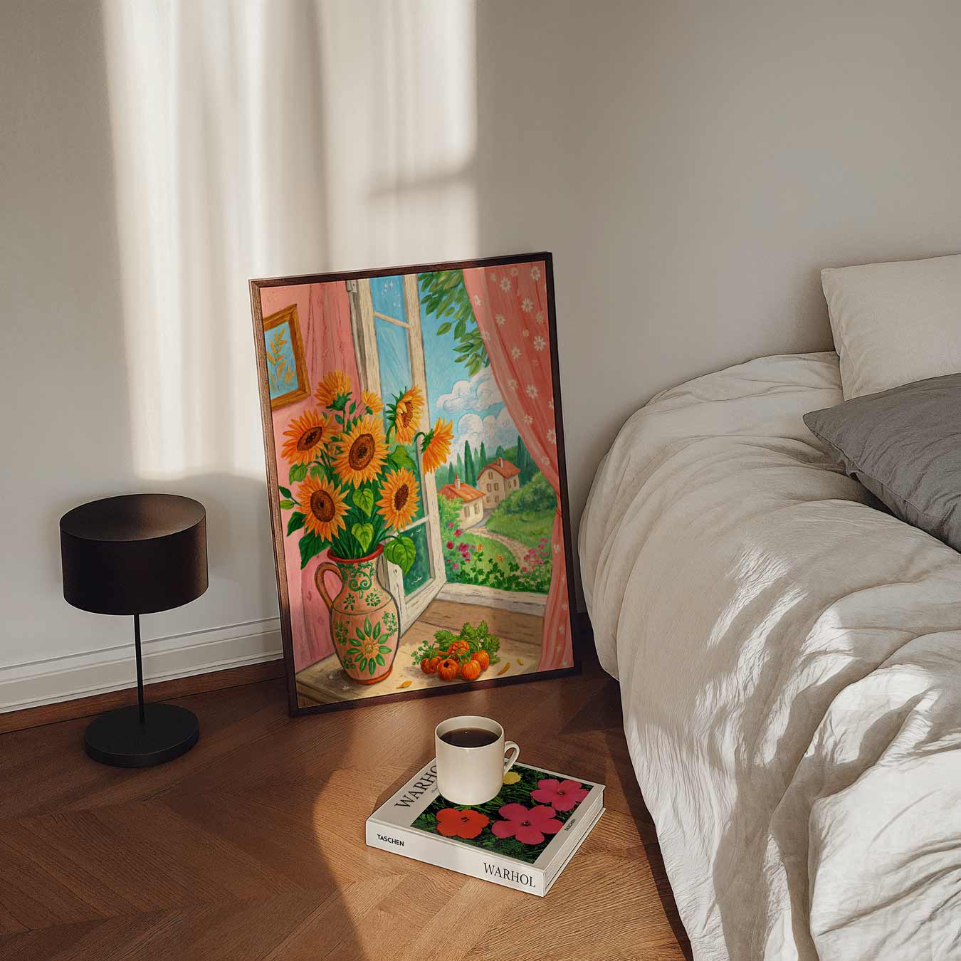 Zon, Bloemen & Zomer Poster-WallArtistic