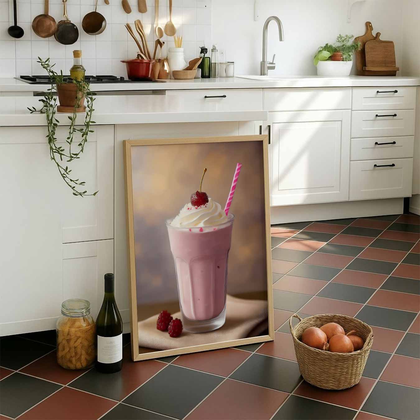 Romantische Milkshake Poster-WallArtistic