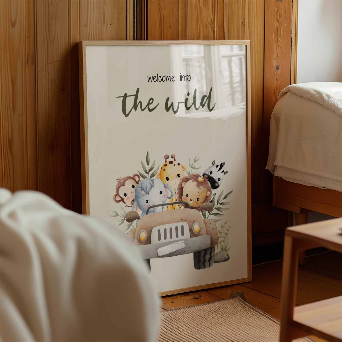 Welcome into the Wild - Jungle Avontuur Poster-WallArtistic