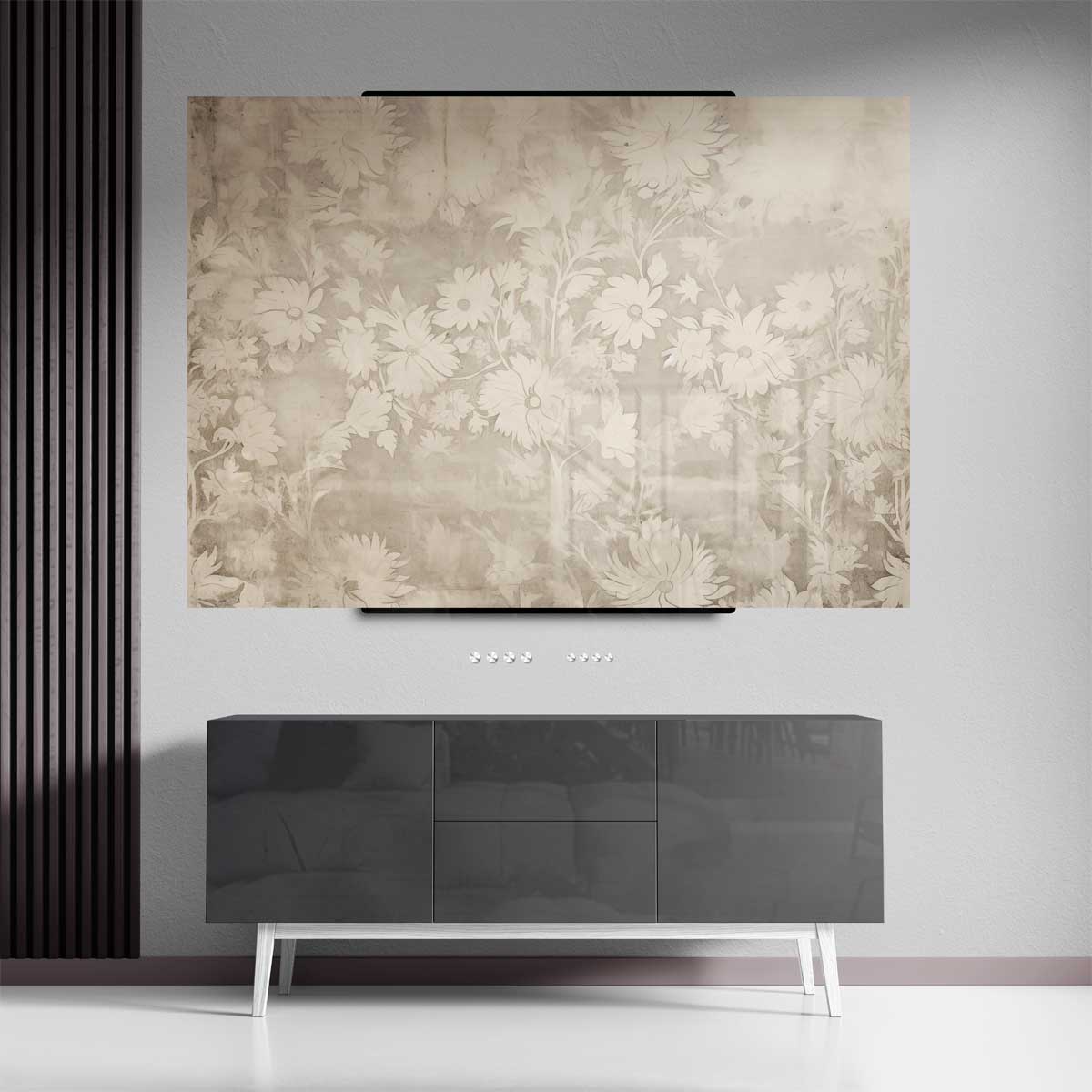 Vintage Bloemen Weelde Kunstwerk-canvas-dibond-plexiglas-wanddecoratie-WallArtistic