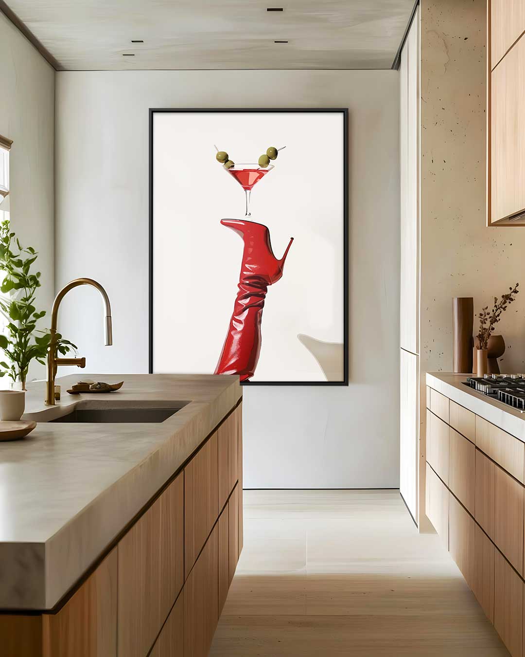 Cocktail in Balance Kunstwerk-canvas-dibond-plexiglas-wanddecoratie-WallArtistic