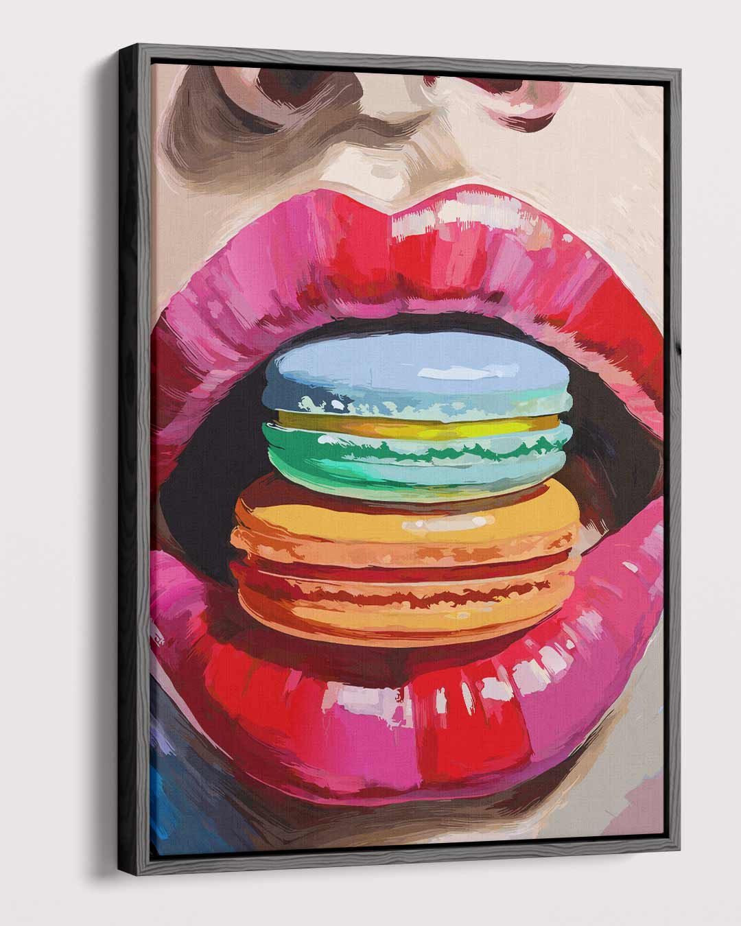 Kleurrijke Beleving van Smaak Kunstwerk-canvas-dibond-plexiglas-wanddecoratie-WallArtistic