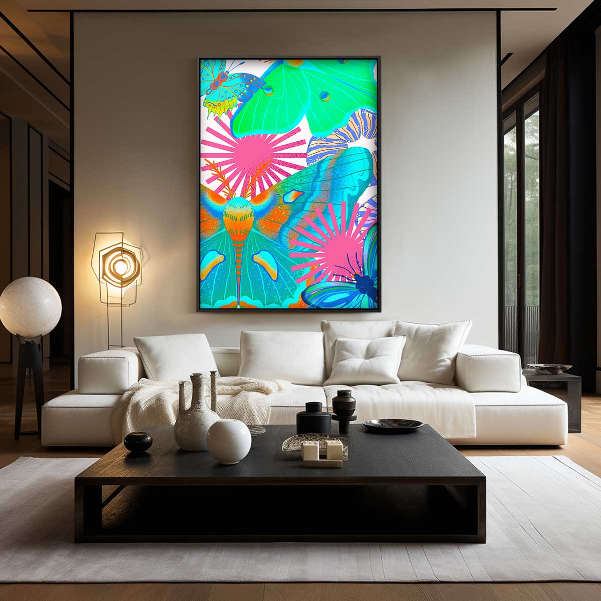 Abstract kunstwerk Kunstwerk-canvas-dibond-plexiglas-wanddecoratie-WallArtistic