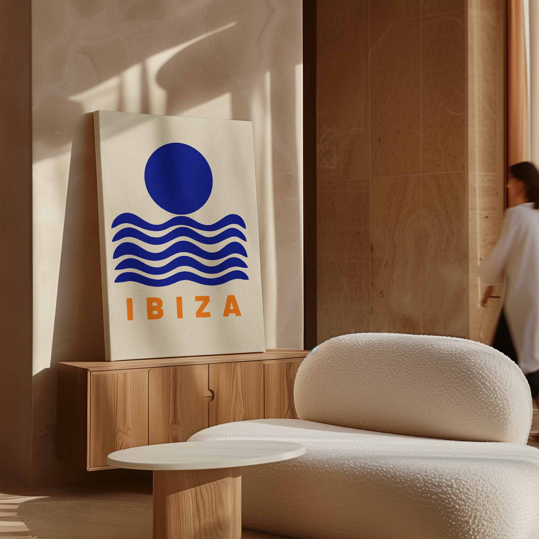Ibiza Zonsopkomst Kunstwerk-canvas-dibond-plexiglas-wanddecoratie-WallArtistic