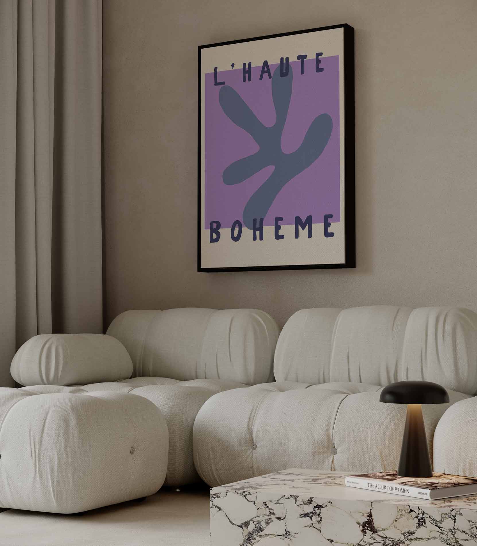 L'Haute Boheme Abstract Art Kunstwerk-canvas-dibond-plexiglas-wanddecoratie-WallArtistic