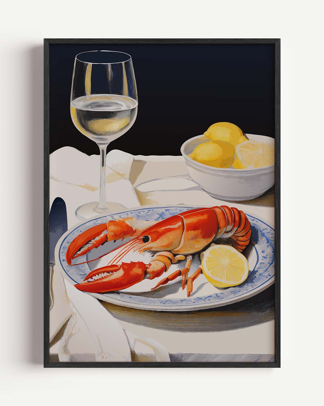 Luxe Diner Belevenis Poster-WallArtistic