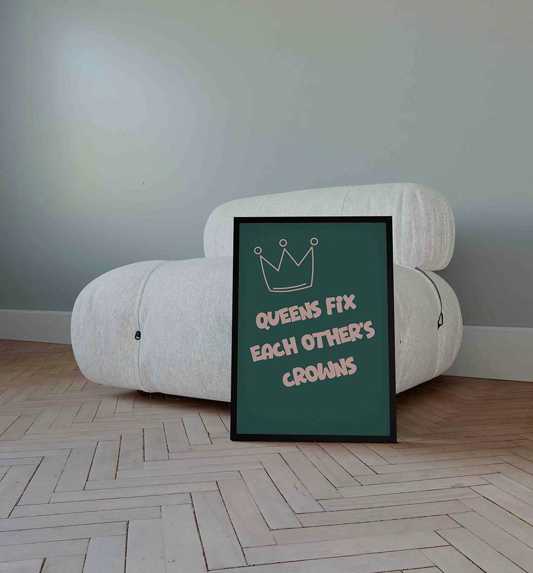 Kroon en tekst Poster