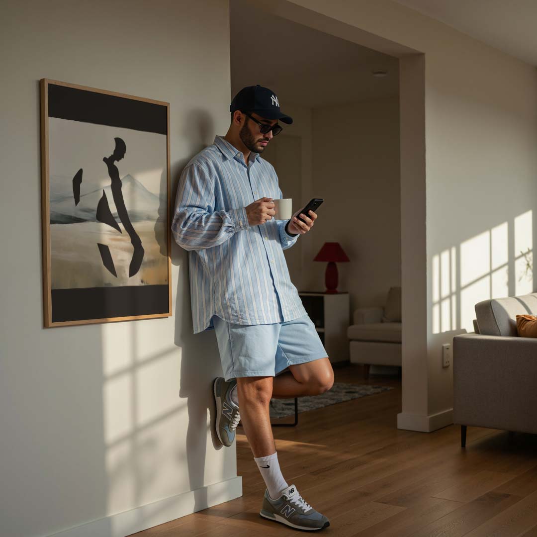 Dromerige Silhouet Landschapsposter-WallArtistic