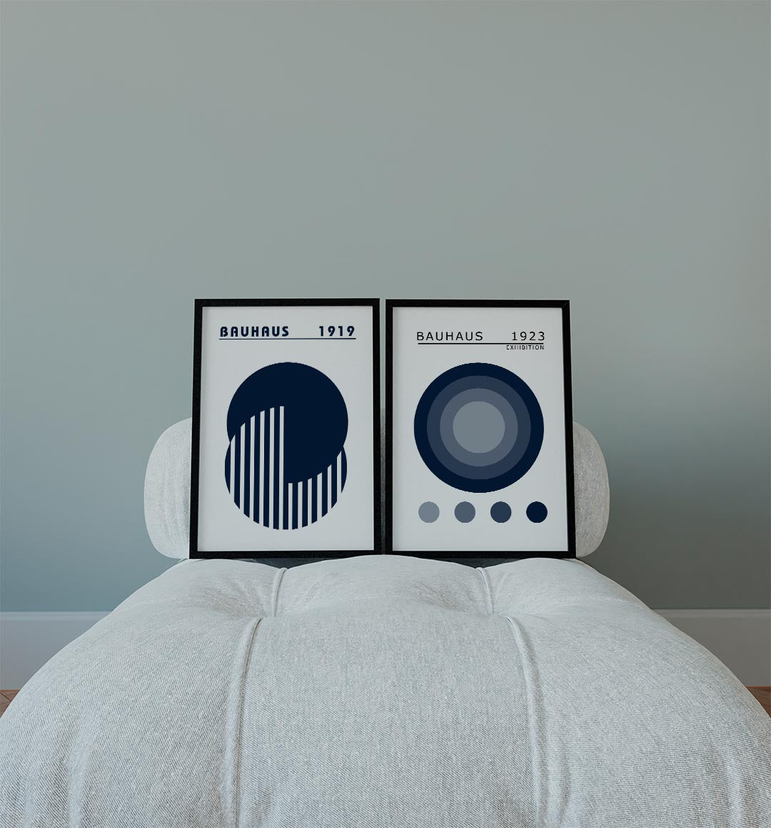 Cirkel en strepen Posterset