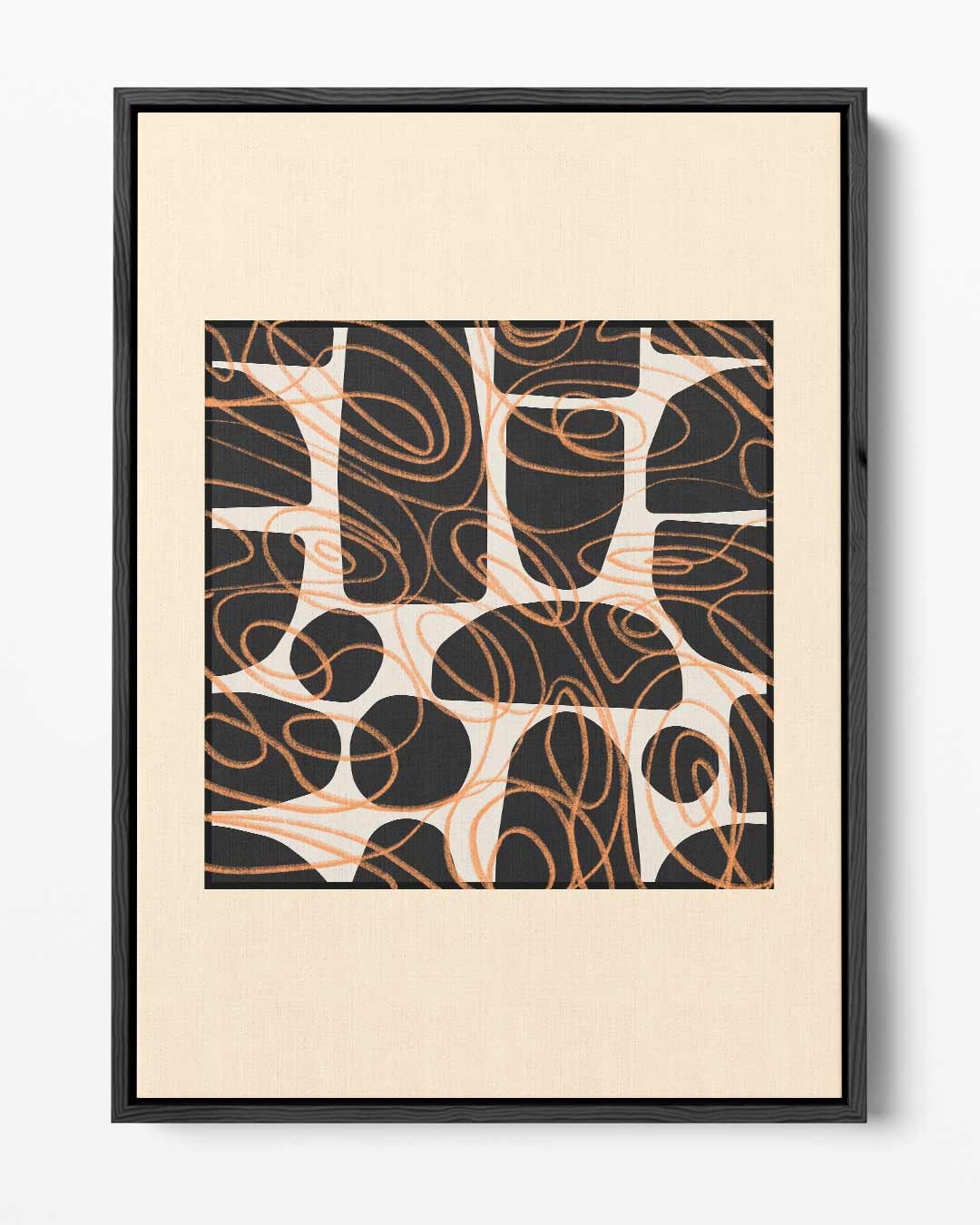 Speelse Draaikolken Kunstwerk-canvas-dibond-plexiglas-wanddecoratie-WallArtistic