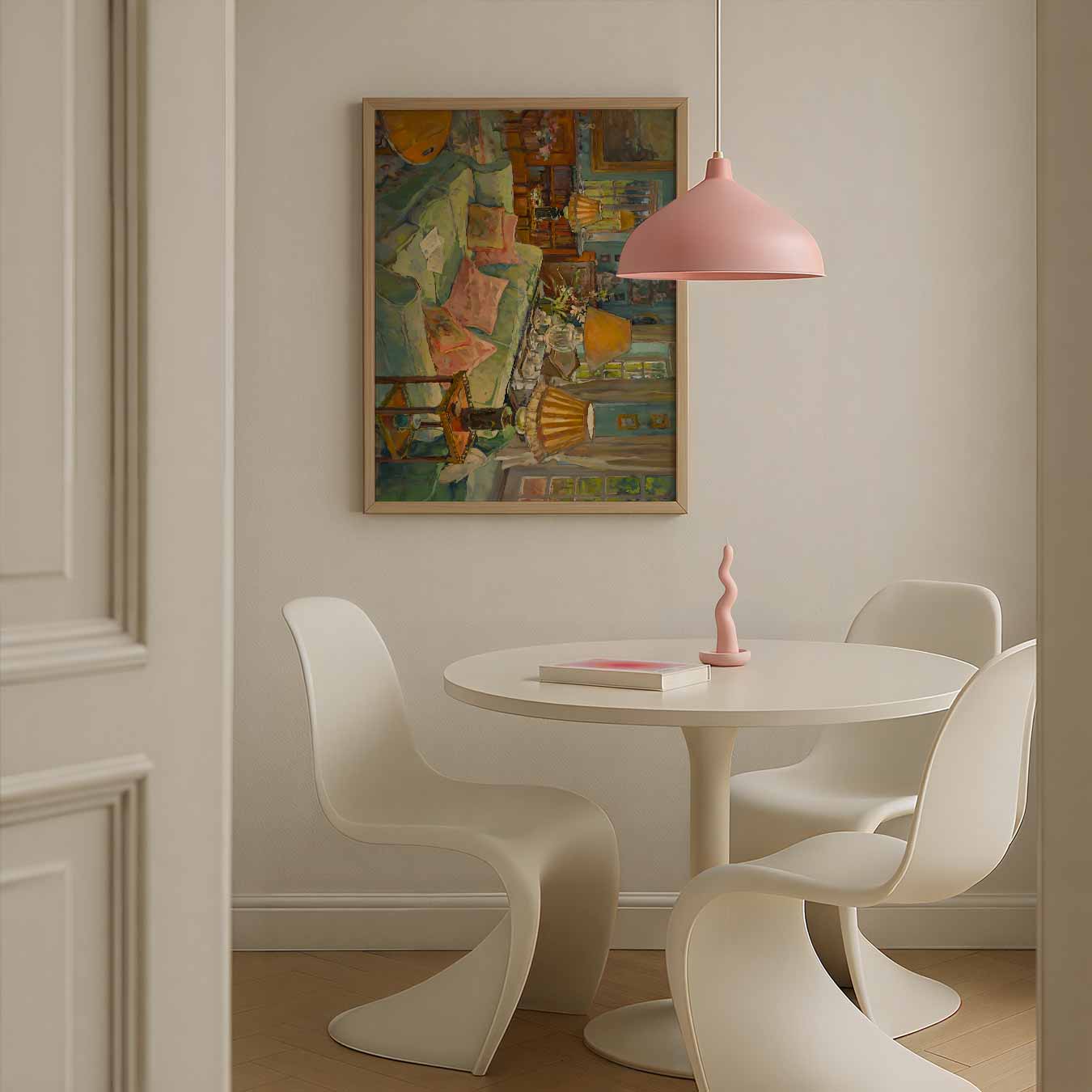 Gezellige Woonkamer Sfeerposter