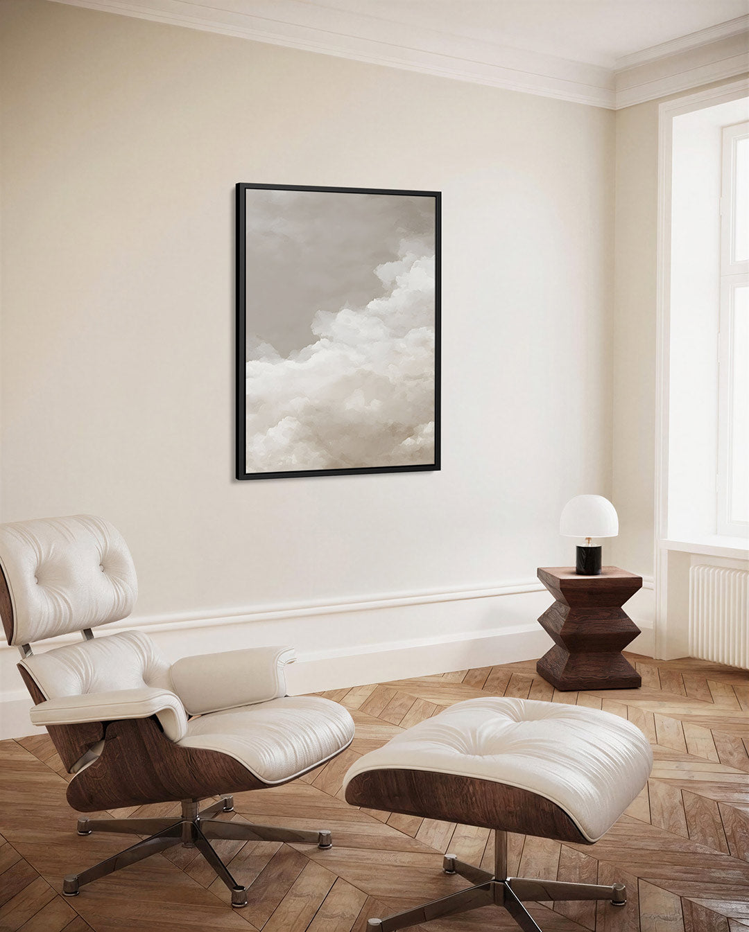 Zachte wolken Kunstwerk