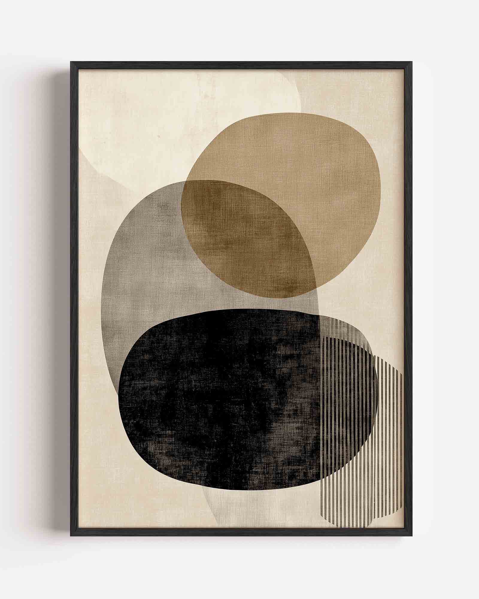 Ovale vormen Poster