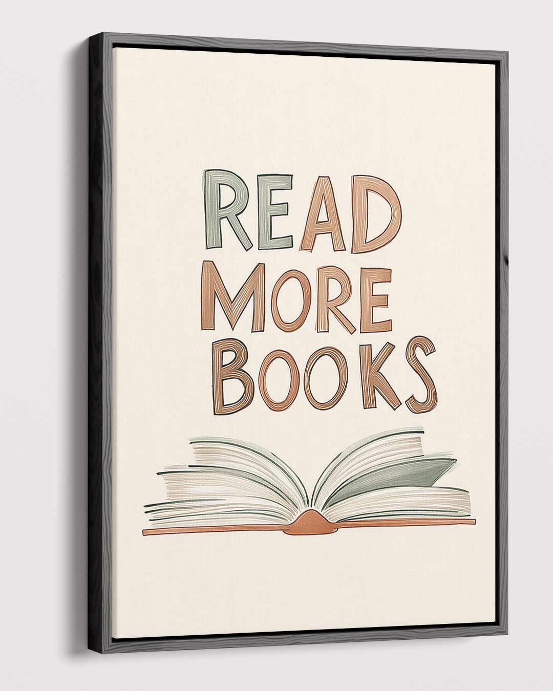 Lees Meer Boeken Poster Kunstwerk-canvas-dibond-plexiglas-wanddecoratie-WallArtistic