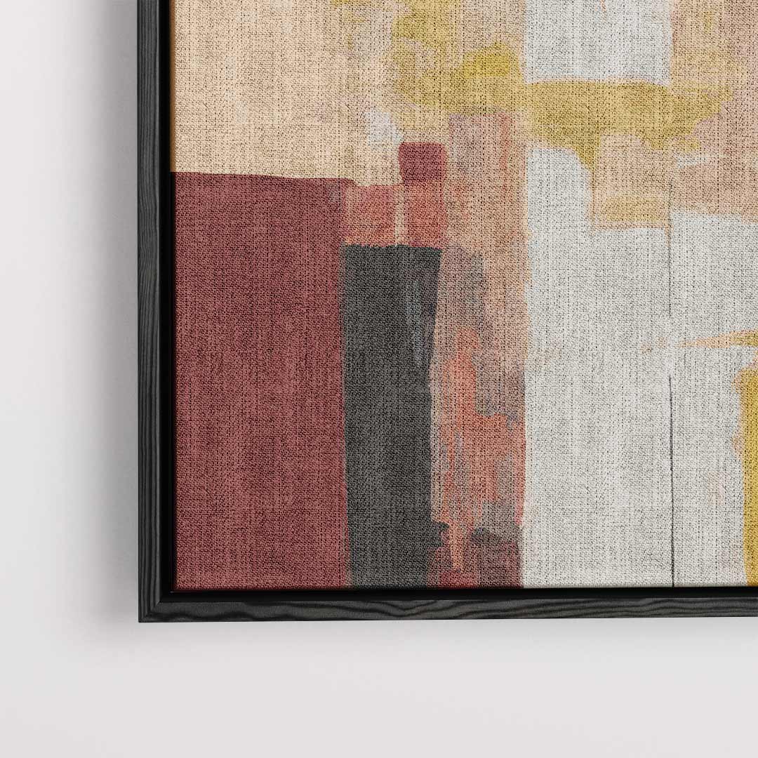 Kleurrijke Abstractie Kunstwerk-canvas-dibond-plexiglas-wanddecoratie-WallArtistic