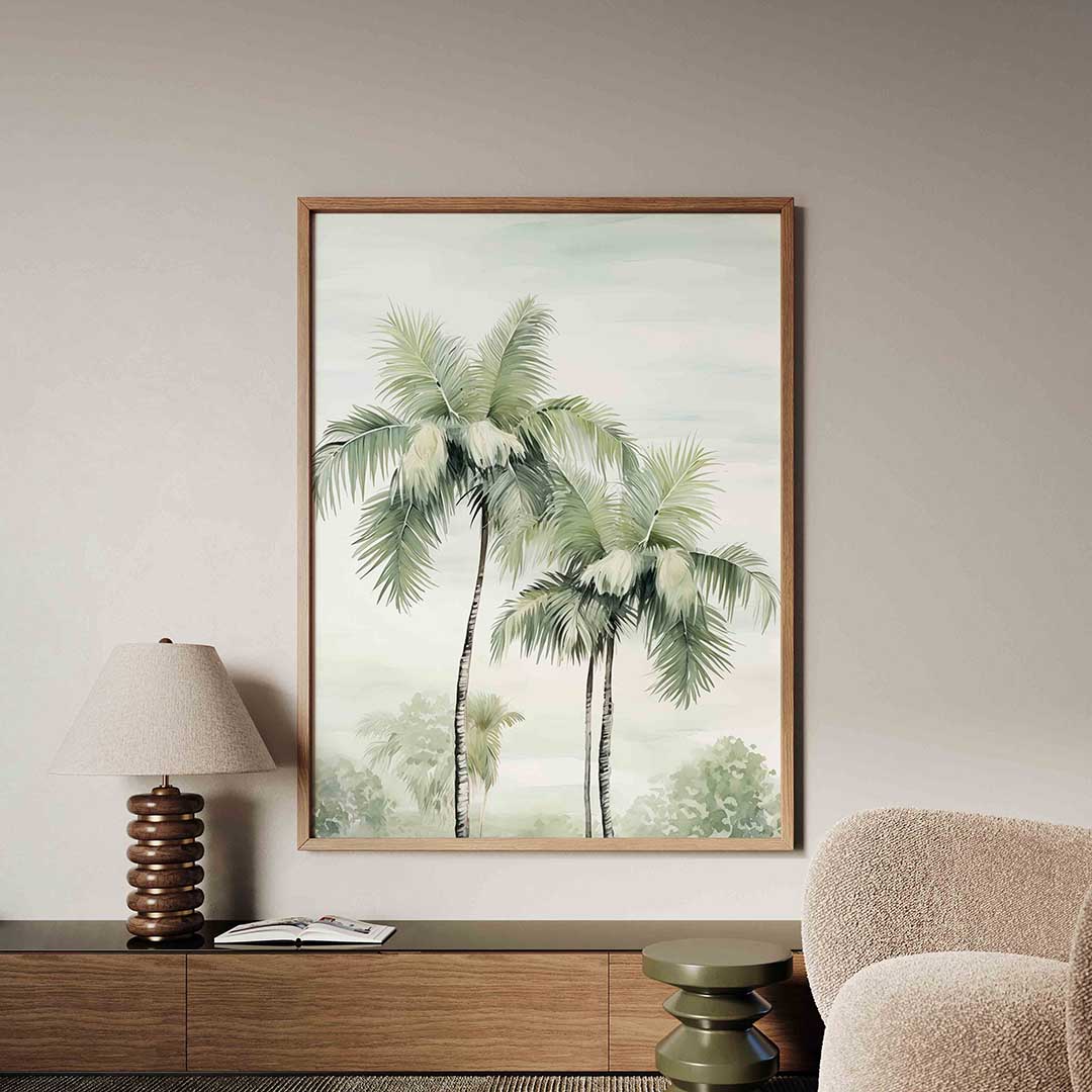 Tropische palmbomen Poster