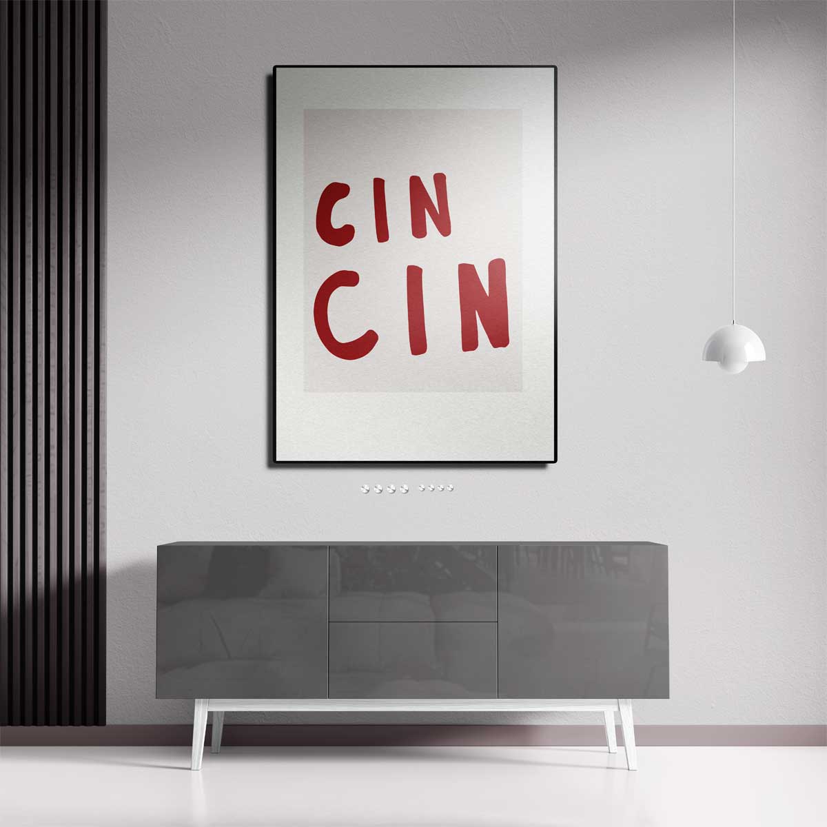 Cheers! Typography Poster