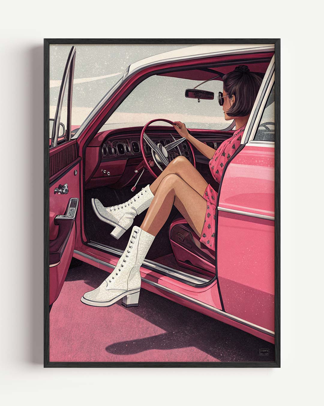 Stoere Vintage Vibes Poster-WallArtistic