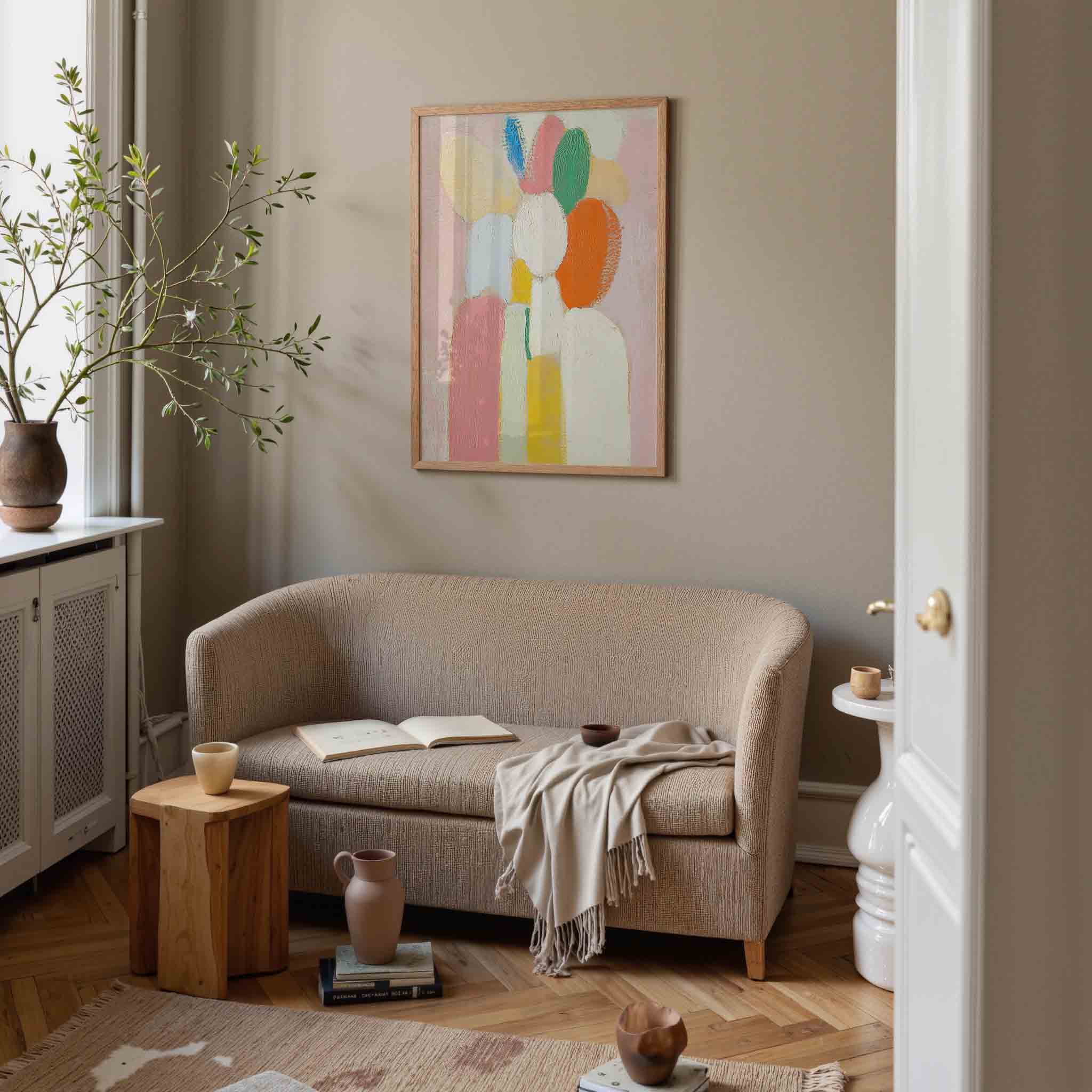 Abstracte vormen Poster