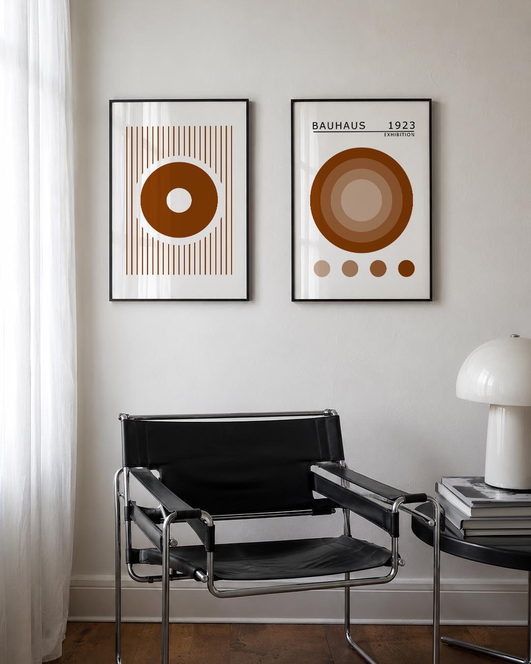 Cirkel en lijnen Posterset