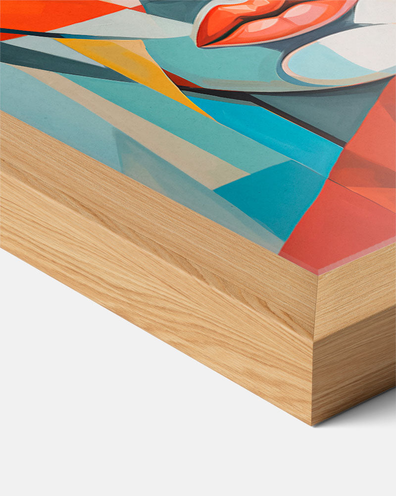 Moderne Geometrische Portretposter-WallArtistic