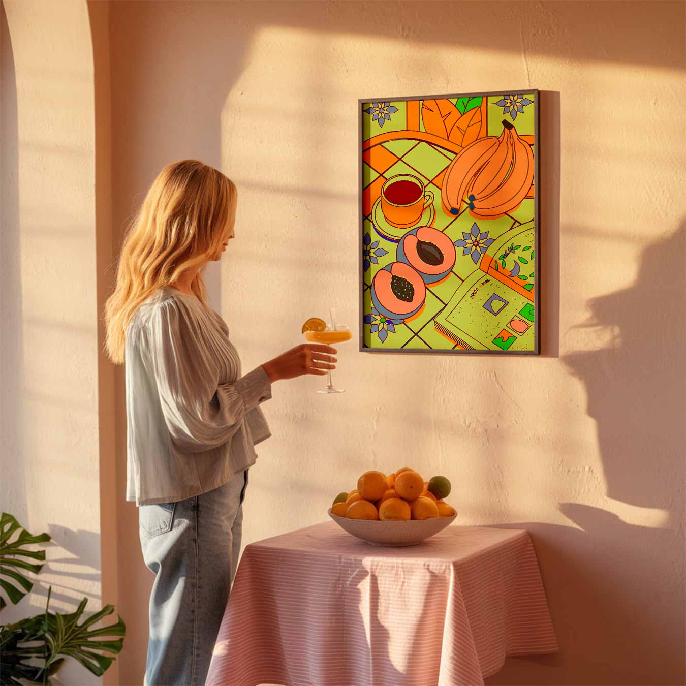 Kleurrijk Ontbijt Moment Poster
