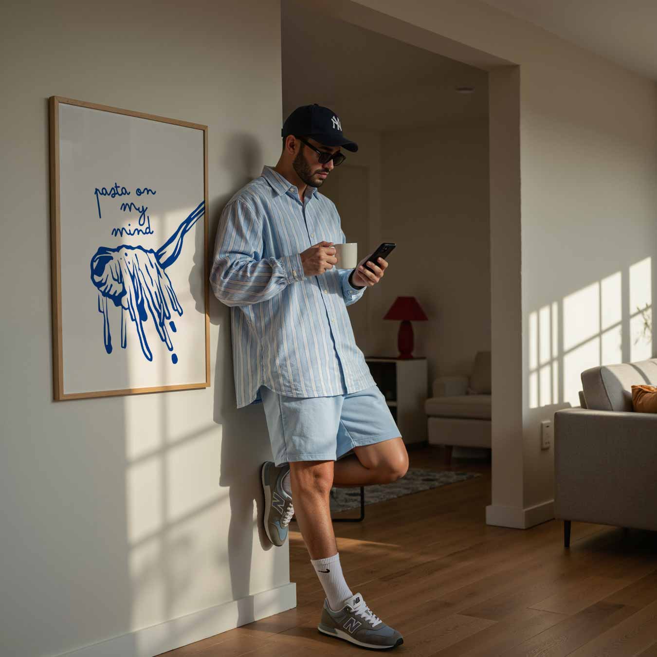 Pasta Love Poster-WallArtistic