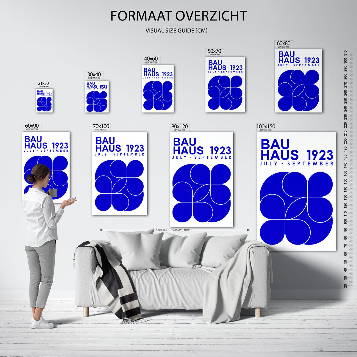 Vormen en vlakken Poster
