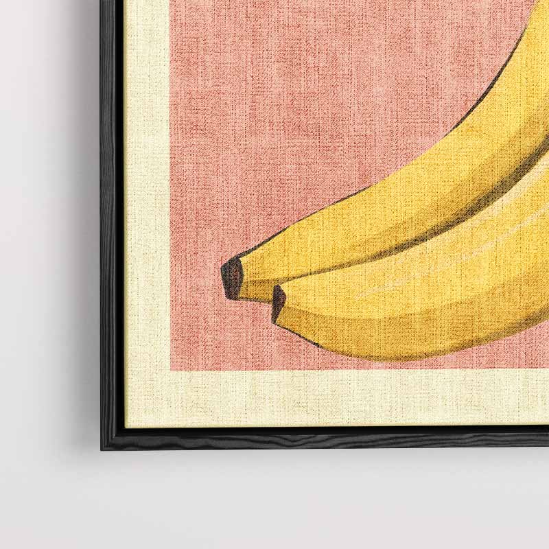 Bananen Kunstwerk-canvas-dibond-plexiglas-wanddecoratie-WallArtistic