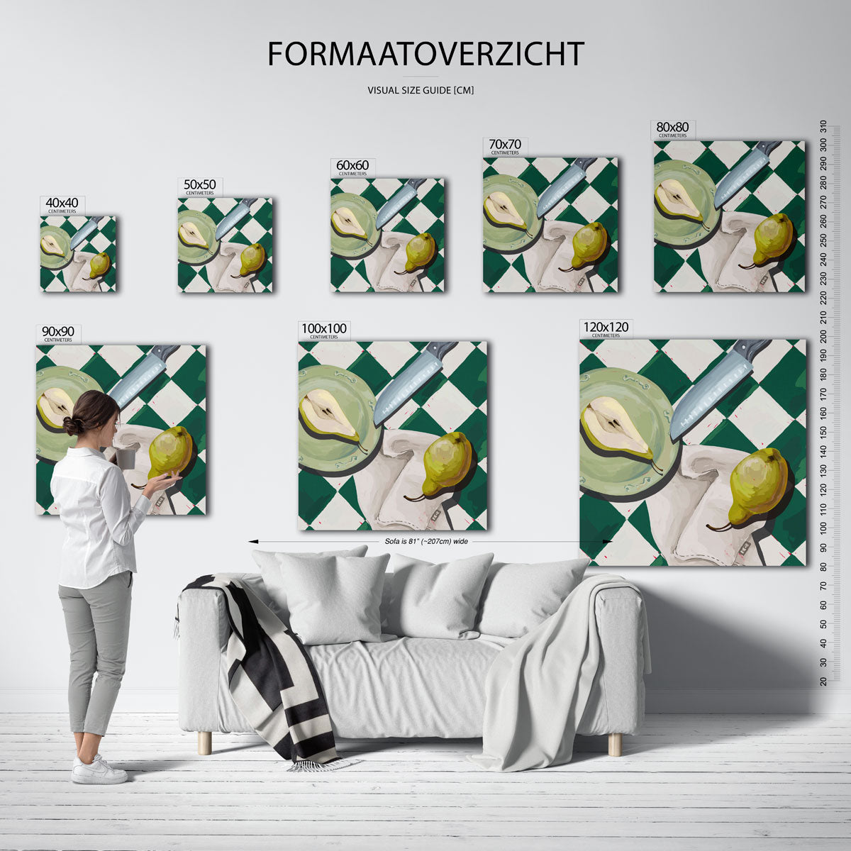 Peren en mes Poster