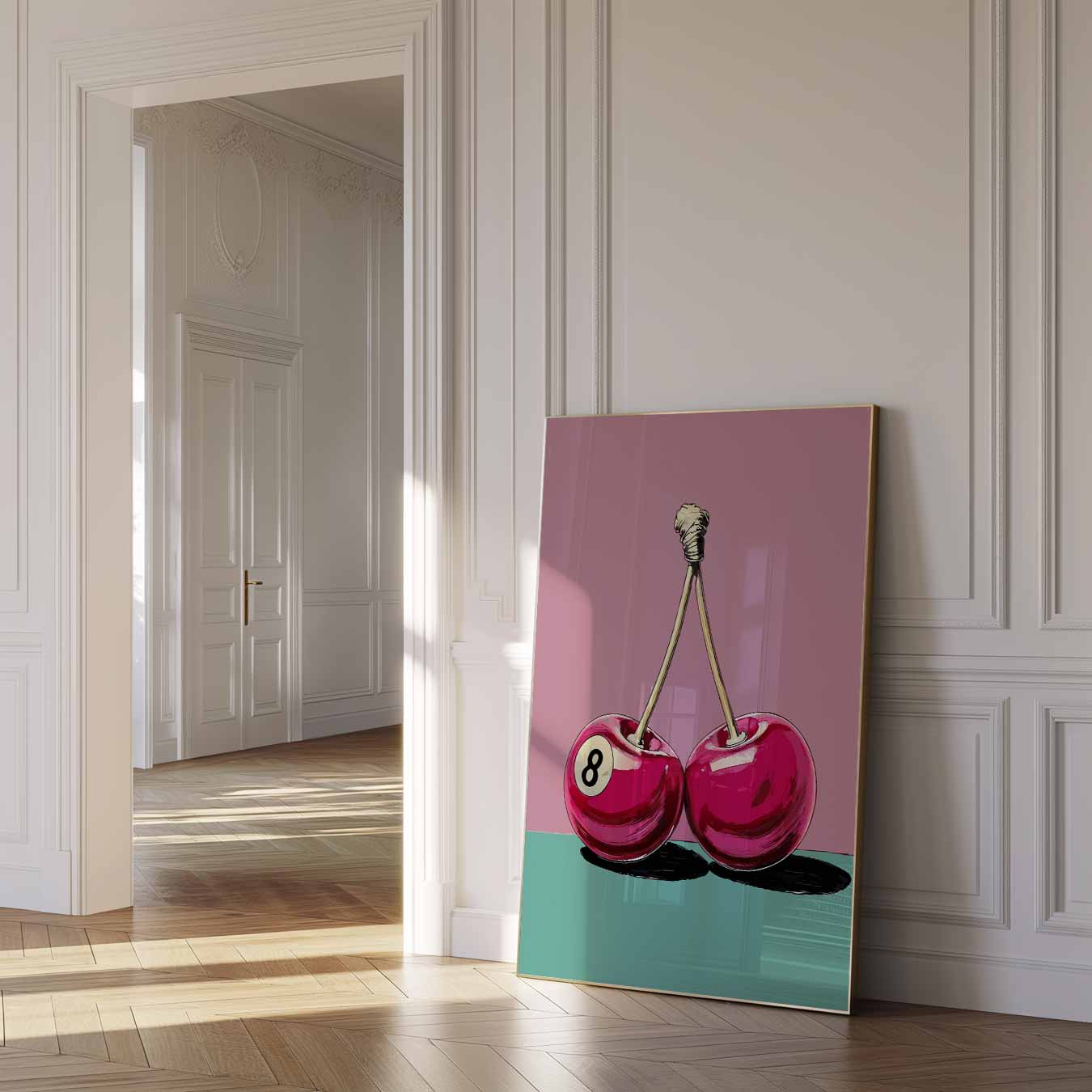 Speelse Kersen Poster