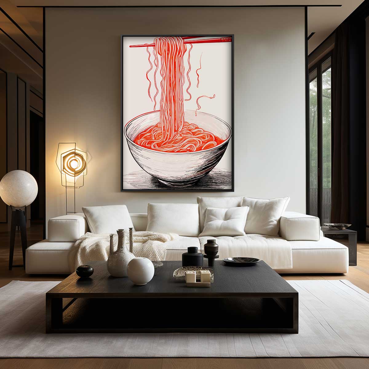 Ramen in Bloei Kunstwerk-canvas-dibond-plexiglas-wanddecoratie-WallArtistic
